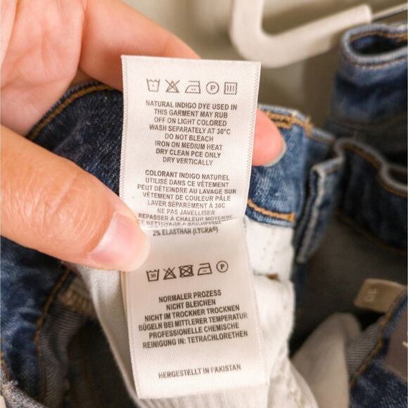 DL1961 Emilie Straight Leg Ultra High Rise Jeans Blue Oasis Women's 30 Capsule - Picture 6 of 9